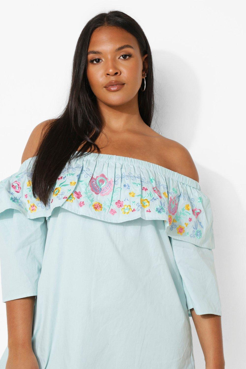 Smock Cold Shoulder Top effecient